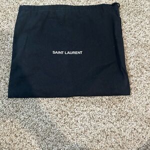 Saint Laurent Black Dust Bag